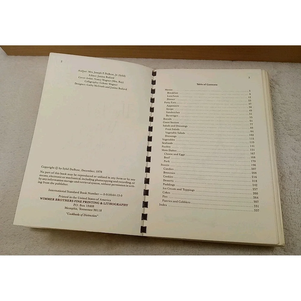 Vintage The Pastors Wives Cookbook‎ By Sybil DuBose 1978 Classic Recipes Cooking